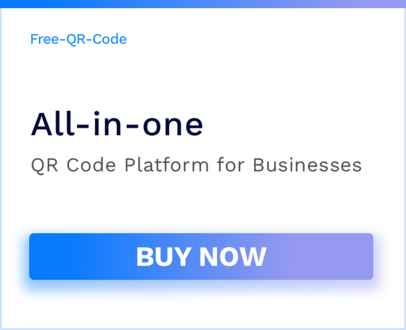 Buy QR Code Platform for businesses