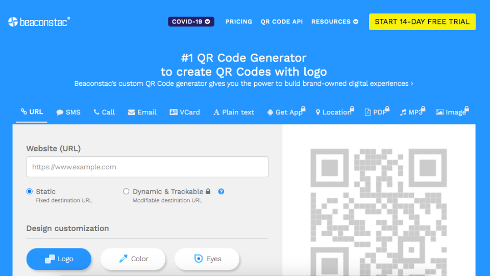 Free QR Code online generator