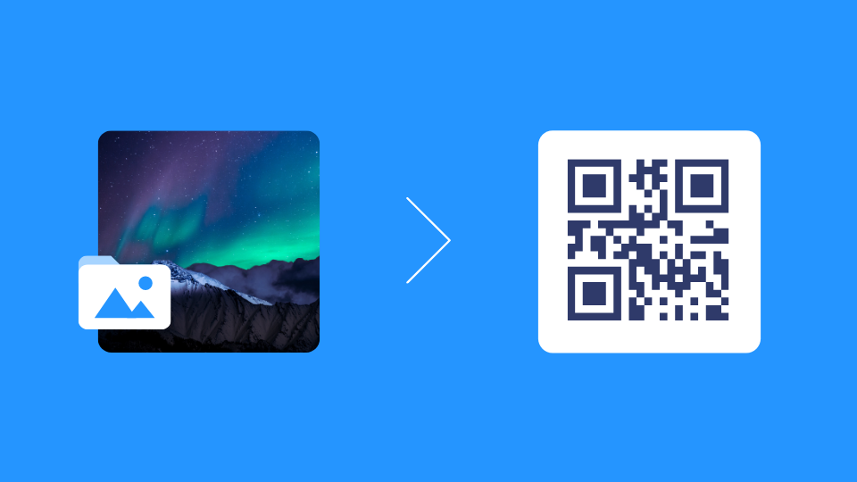 How to create a QR code image in a wink.
